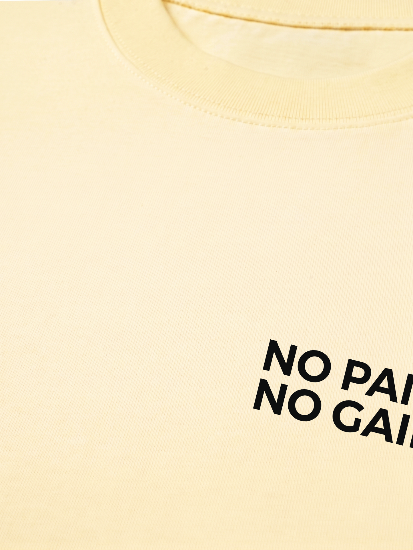 Áo Thun Relaxed Fit No Pain No Gain