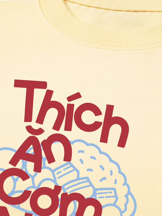 Áo Thun Relaxed Fit Thích Ăn Cơm Nhà