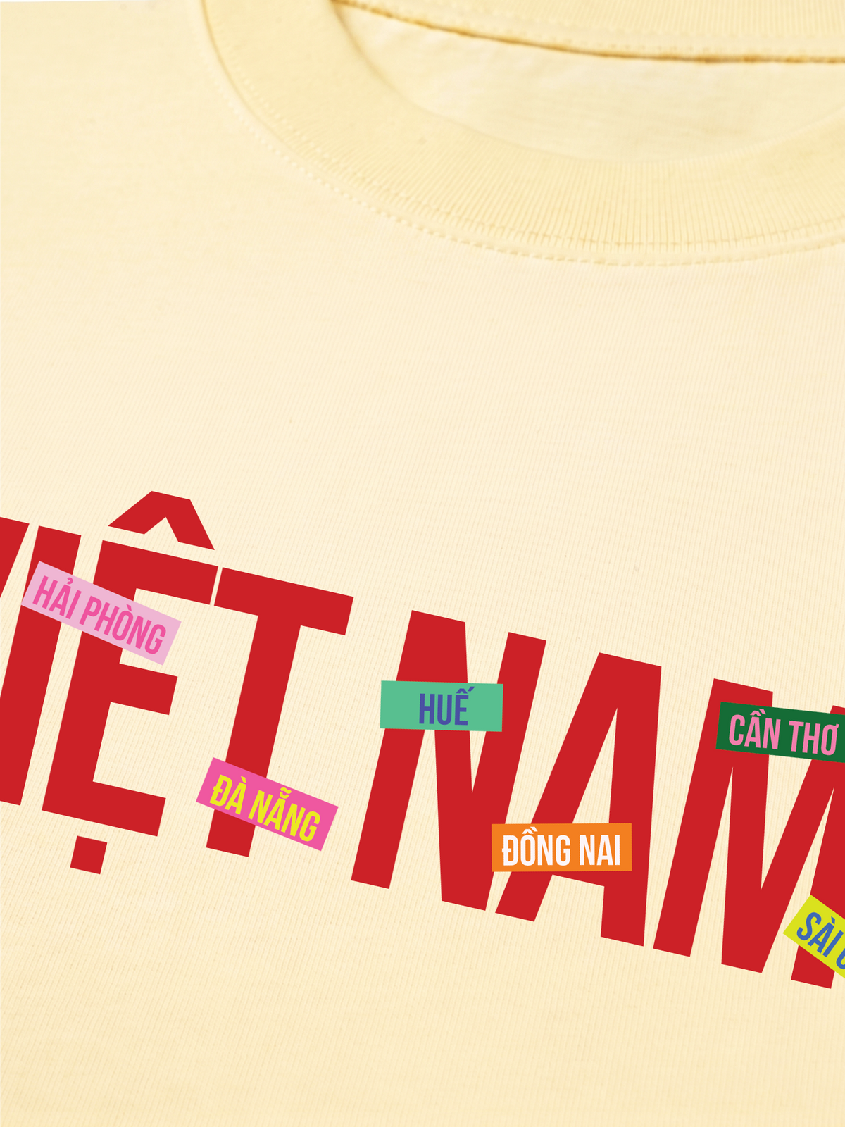 Áo Thun Relaxed Fit Việt Nam 7 Tỉnh Thành