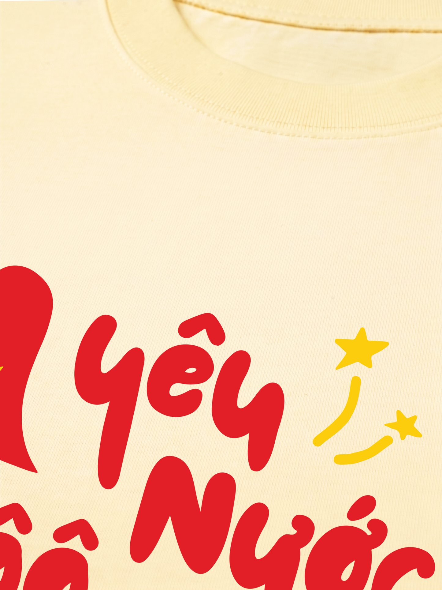Áo Thun Relaxed Fit Yêu Nước Vô Cùng