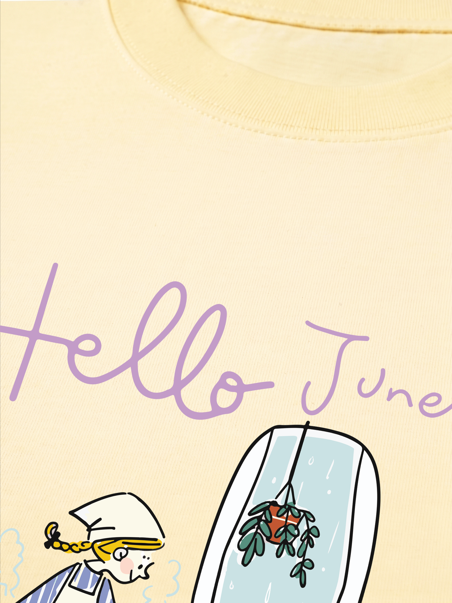 Áo Thun Relaxed Fit Hello June