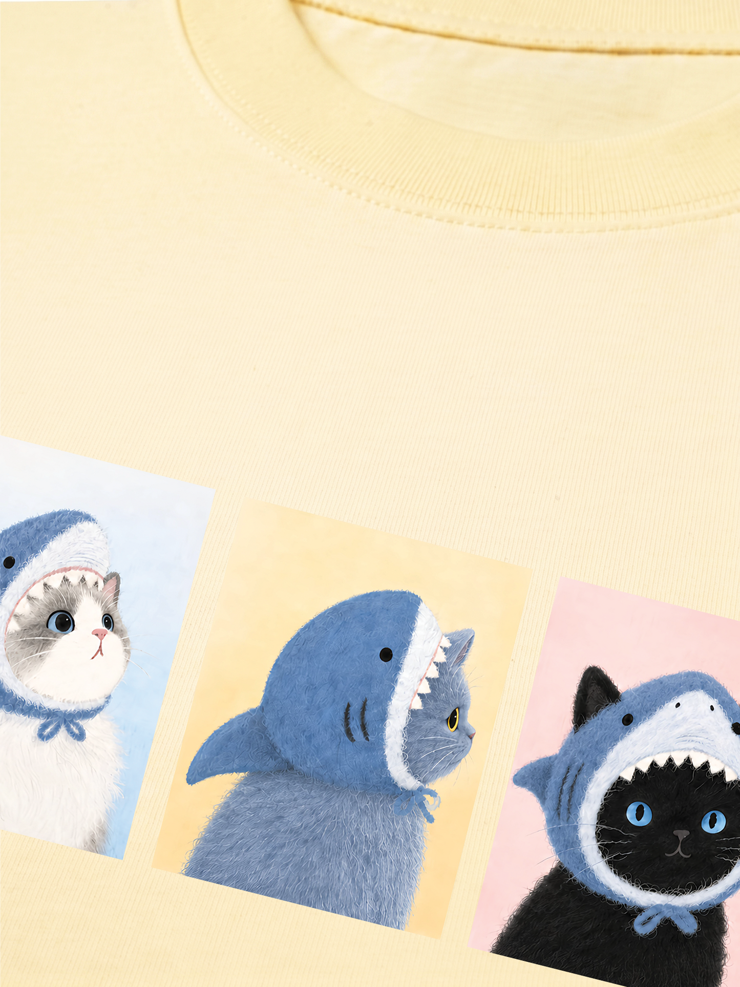Áo Thun Relaxed Fit Shark Kitty