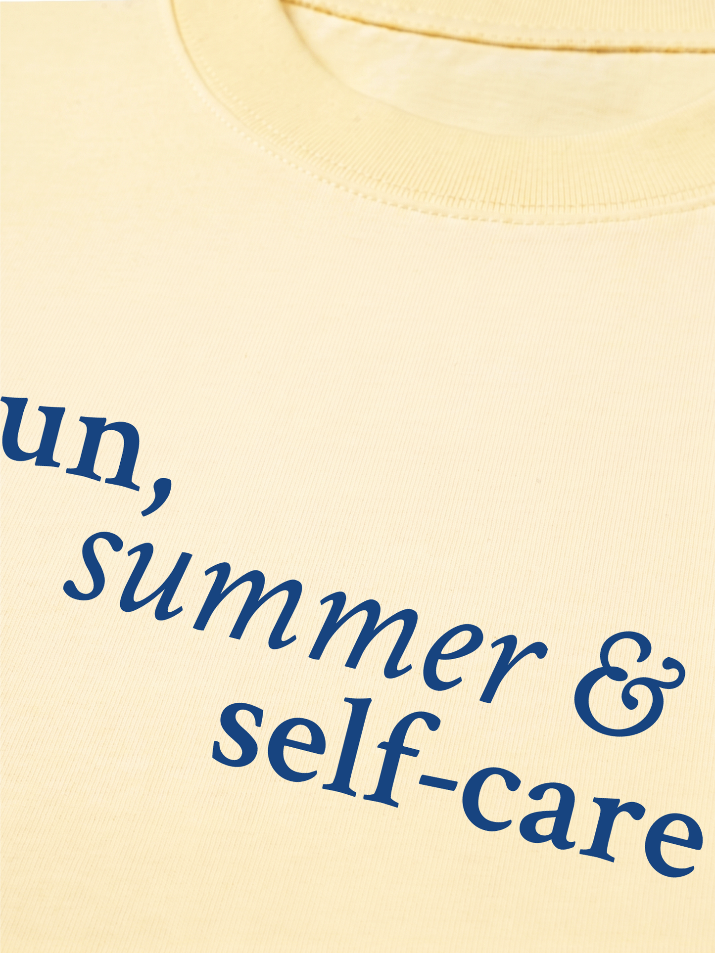 Áo Thun Relaxed Fit Sun Summer & Self Care