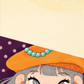 Áo Thun Relaxed Fit Orange Daydream Girl