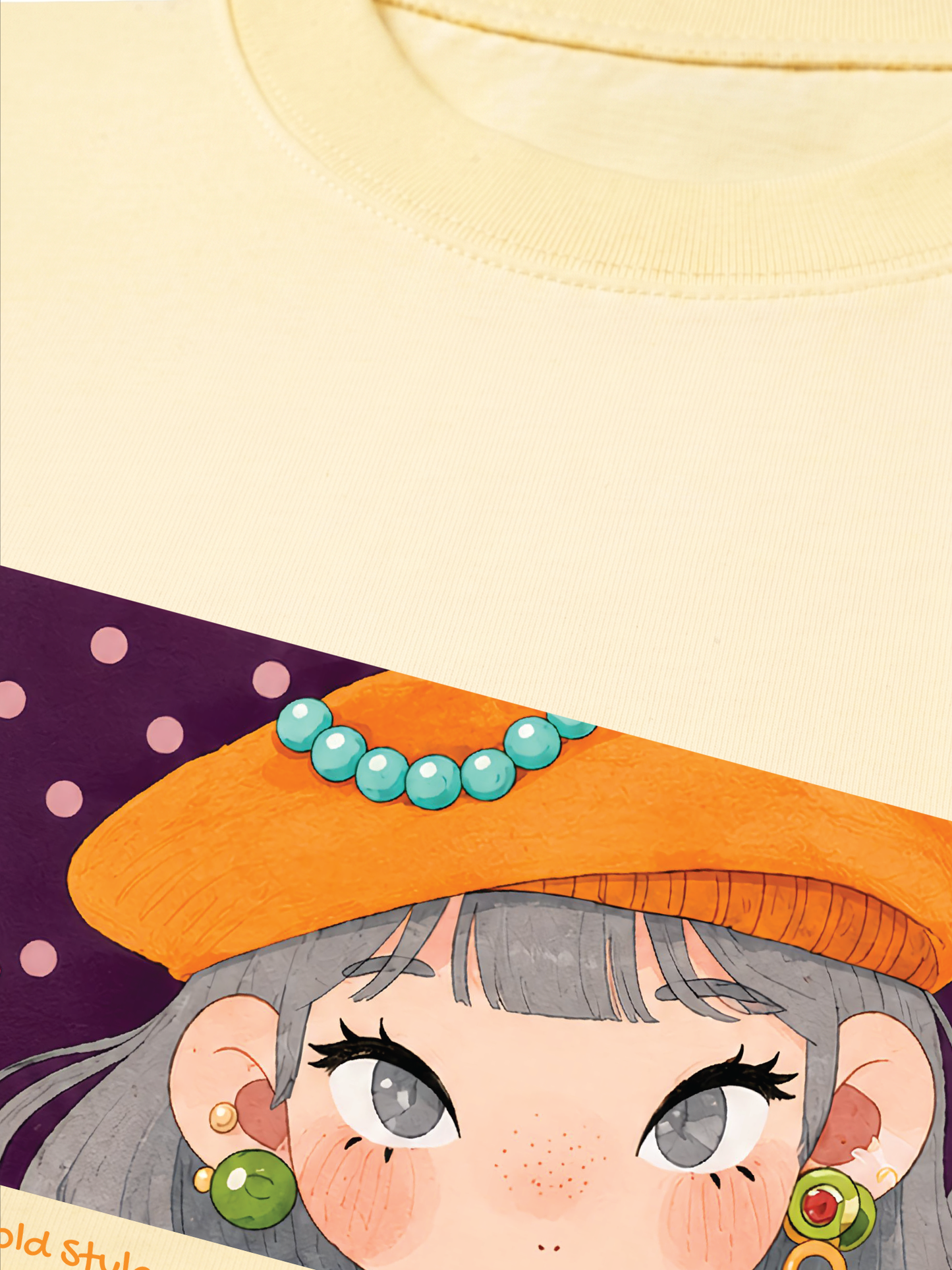 Áo Thun Relaxed Fit Orange Daydream Girl