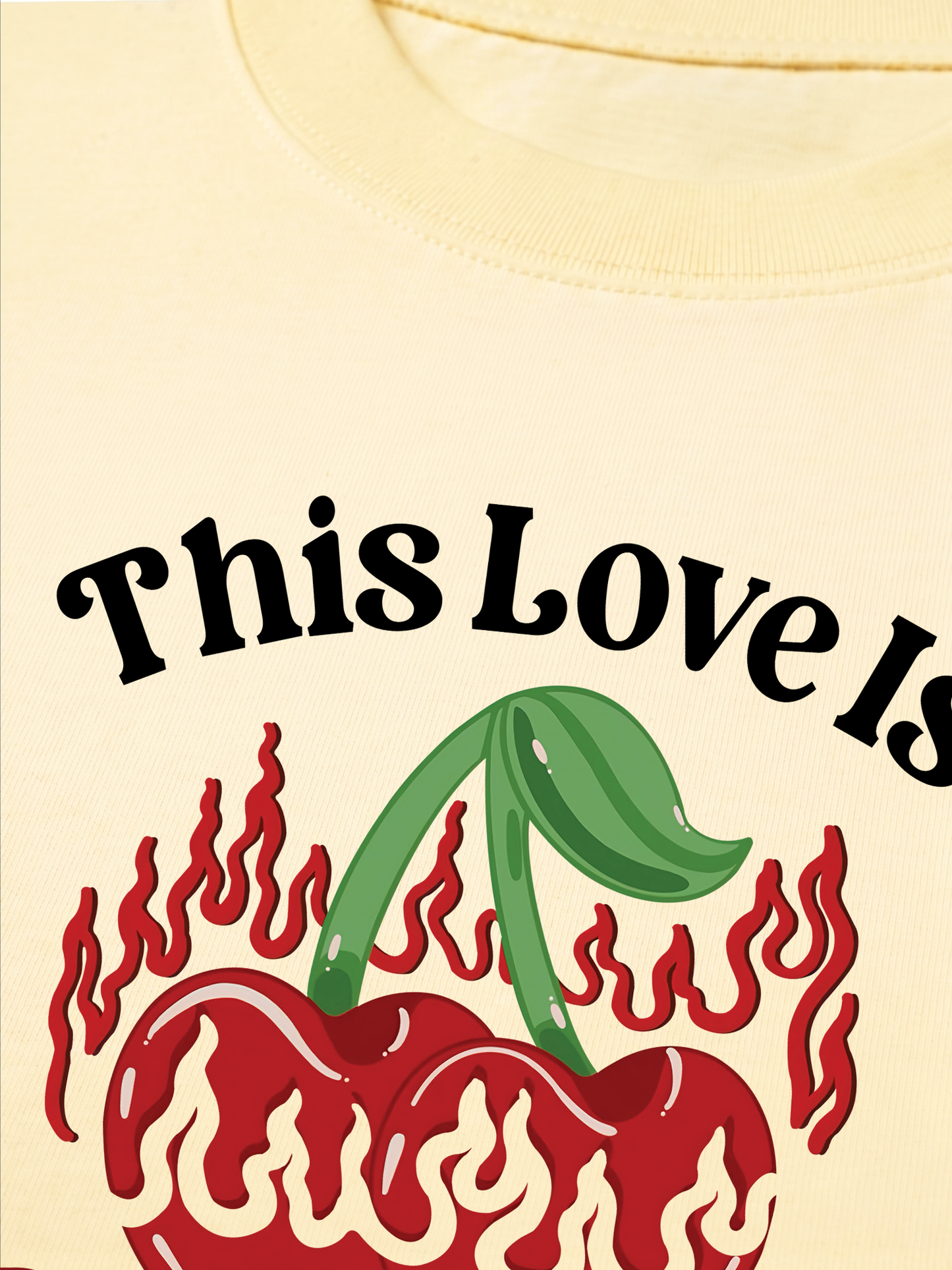 Áo Thun Relaxed Fit This Love Is Too Hot