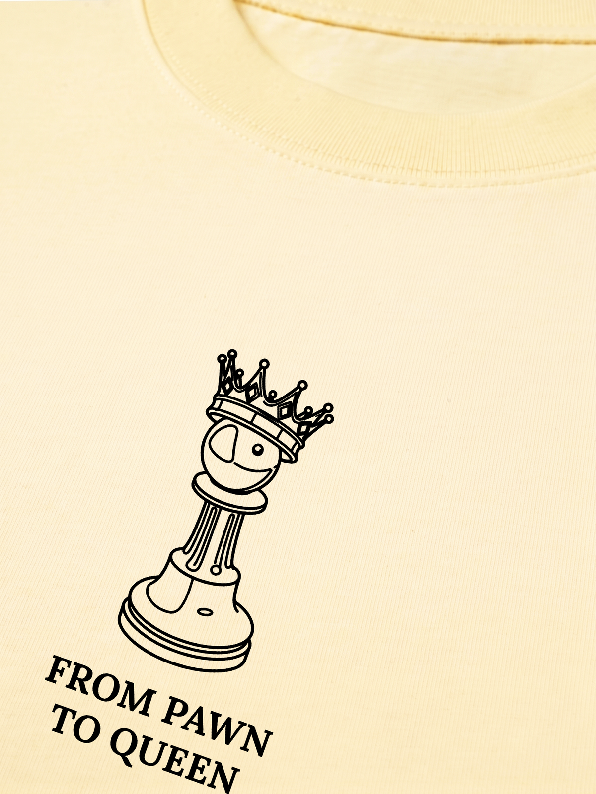 Áo Thun Relaxed Fit From Pawn To Queen