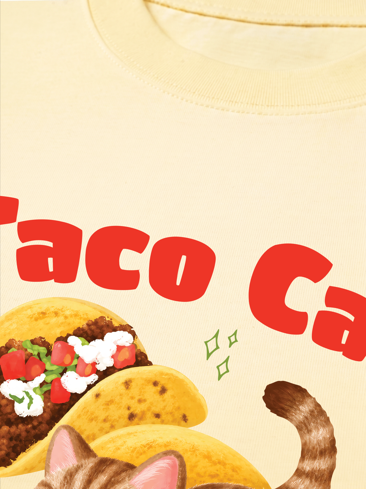 Áo Thun Relaxed Fit Taco Cat
