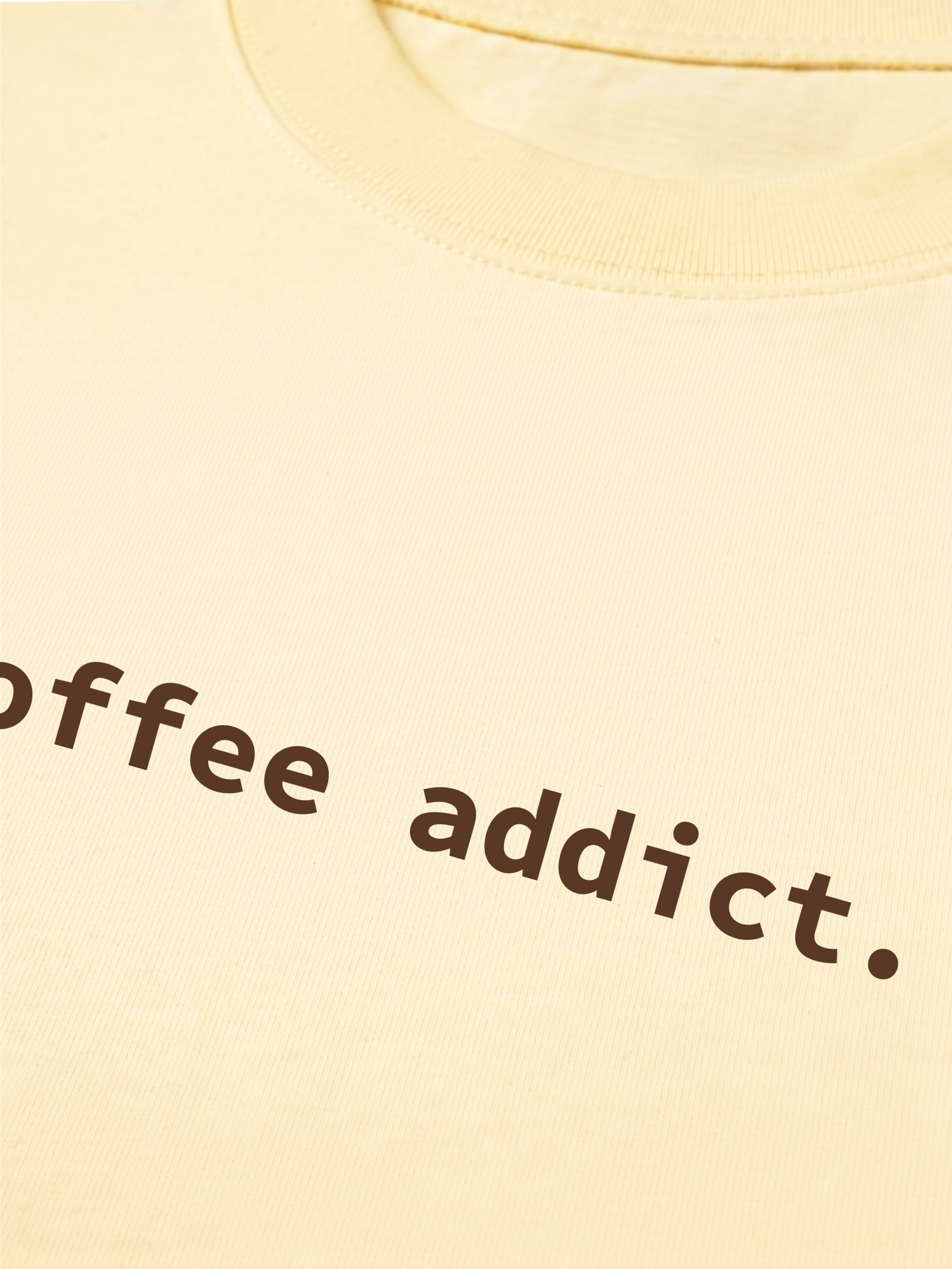 Áo Thun Relaxed Fit Coffee Addict