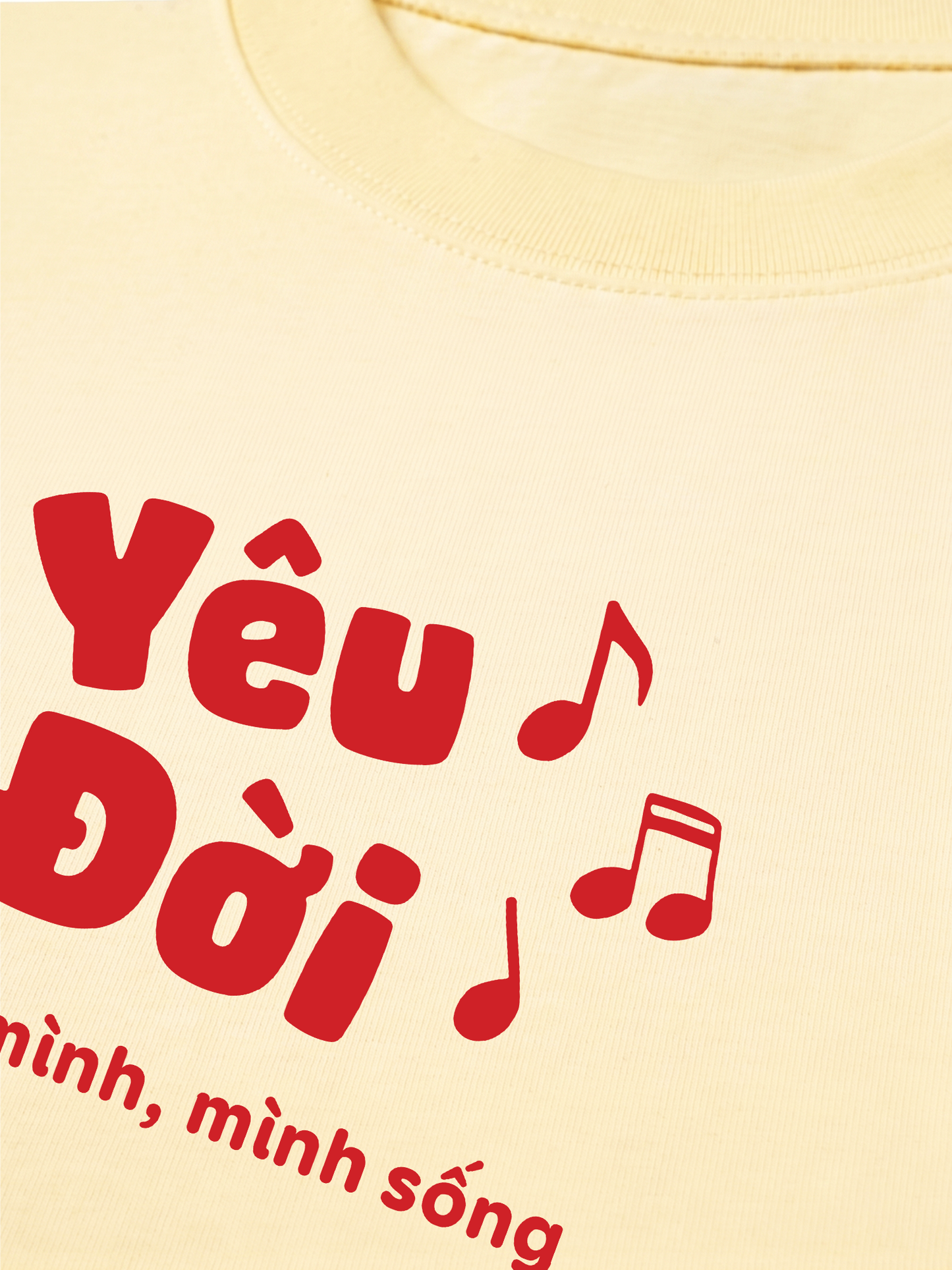 Áo Thun Relaxed Fit Yêu Đời