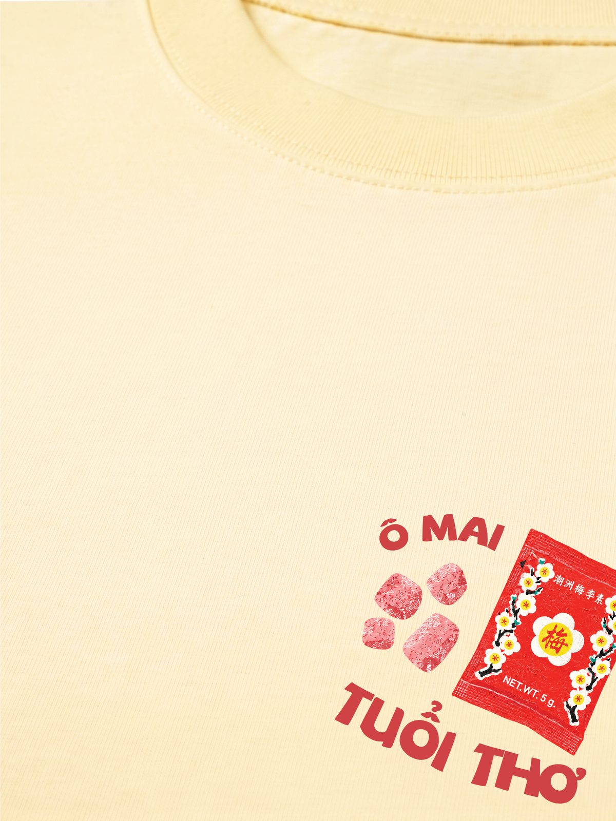 Áo Thun Relaxed Fit Ô Mai Tuổi Thơ