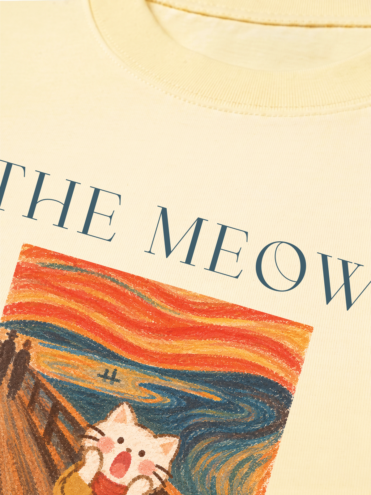 Áo Thun Relaxed Fit The Meow