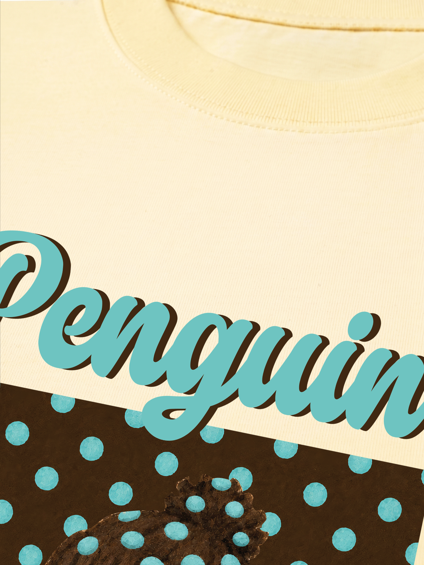 Áo Thun Relaxed Fit Animal Mood Cozy Penguin