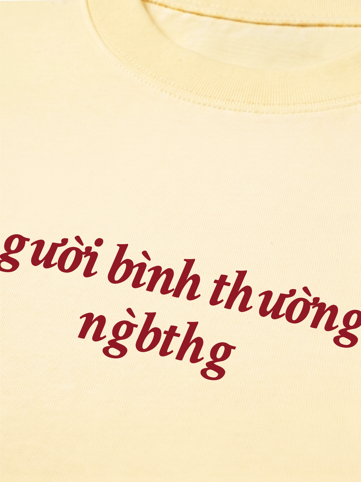 Áo Thun Relaxed Fit Người Bình Thường