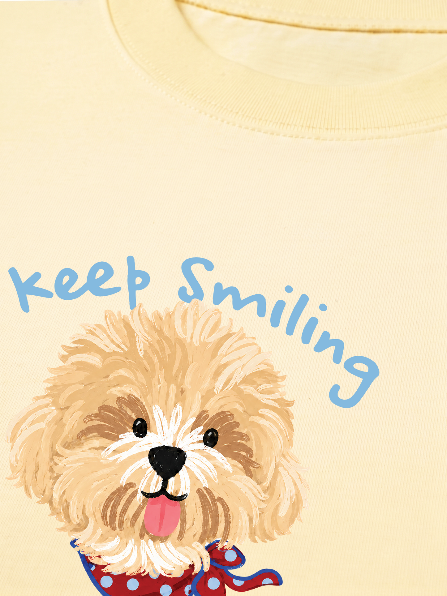 Áo Thun Relaxed Fit Keep Smiling