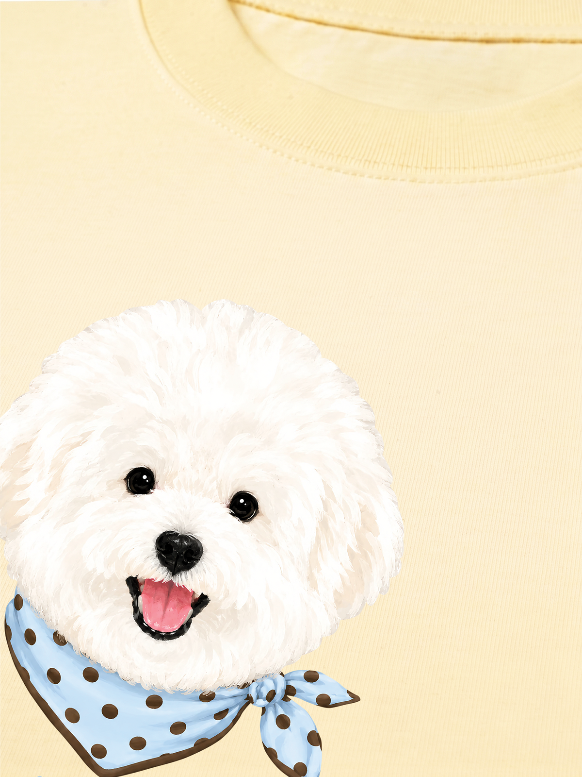 Áo Thun Relaxed Fit Cute Puppy