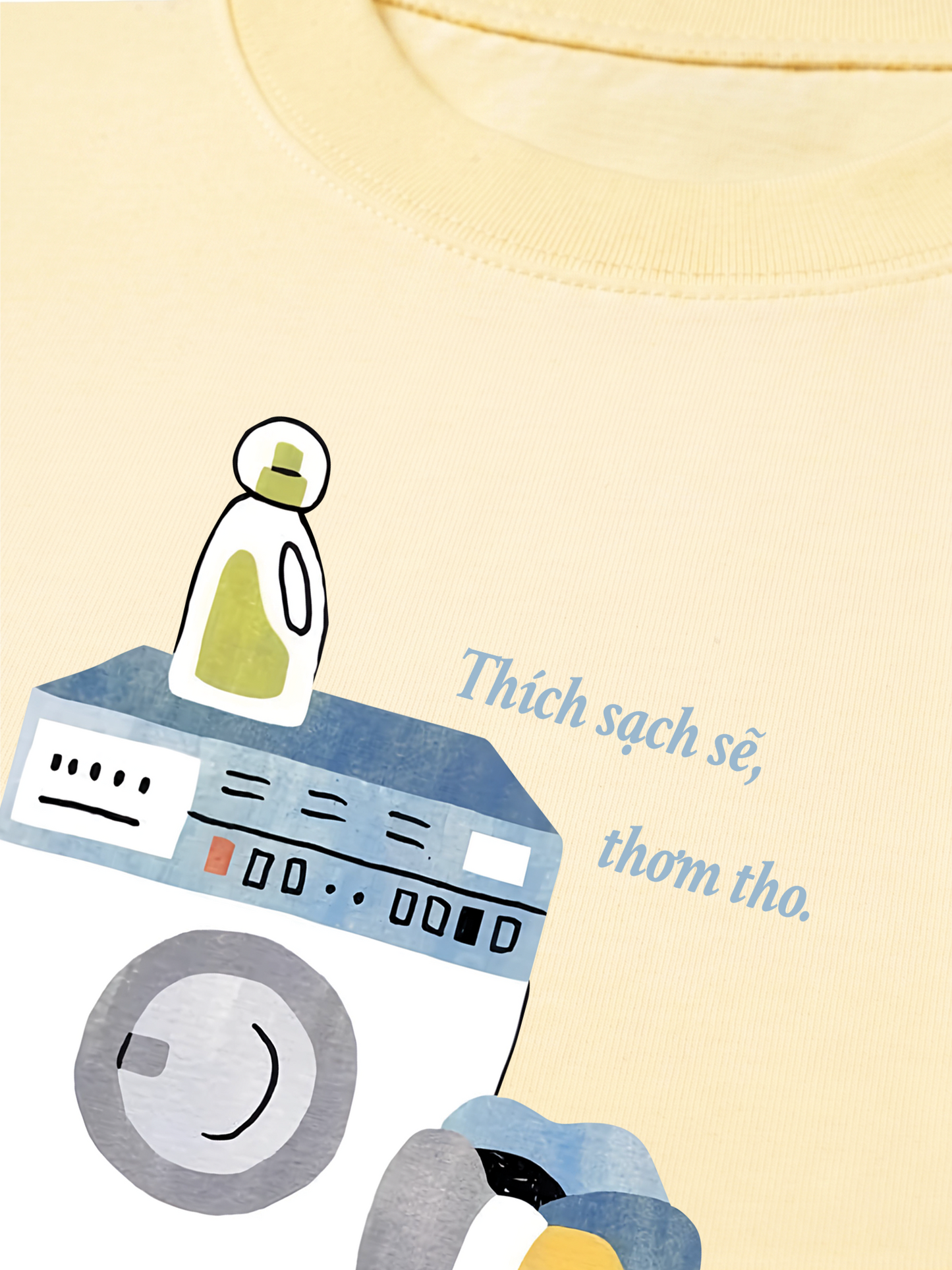 Áo Thun Relaxed Fit Thích Sạch Sẽ Thơm Tho