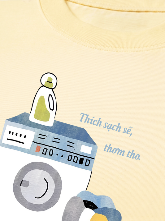 Áo Thun Relaxed Fit Thích Sạch Sẽ Thơm Tho