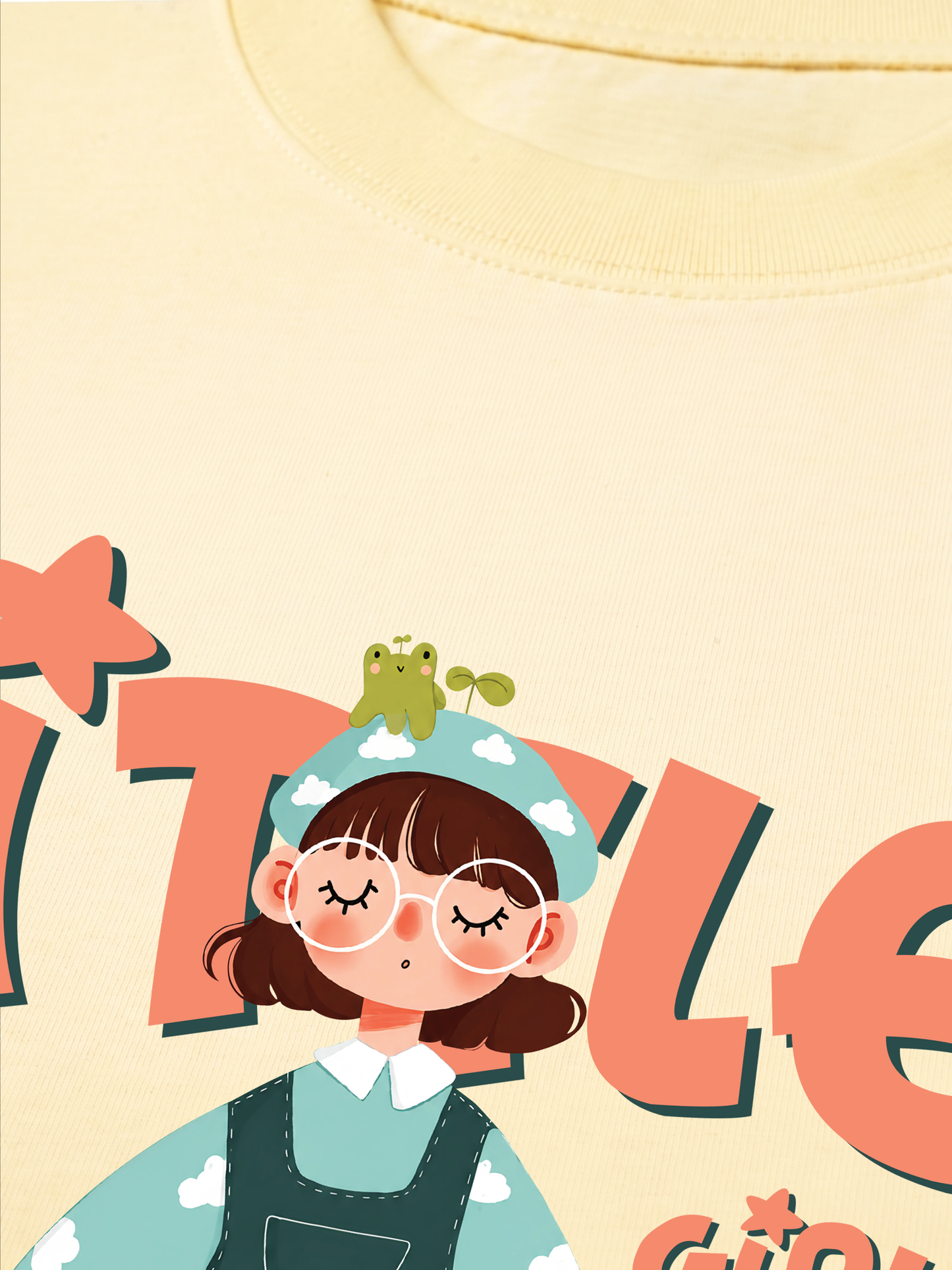 Áo Thun Relaxed Fit Little Cloud Girl