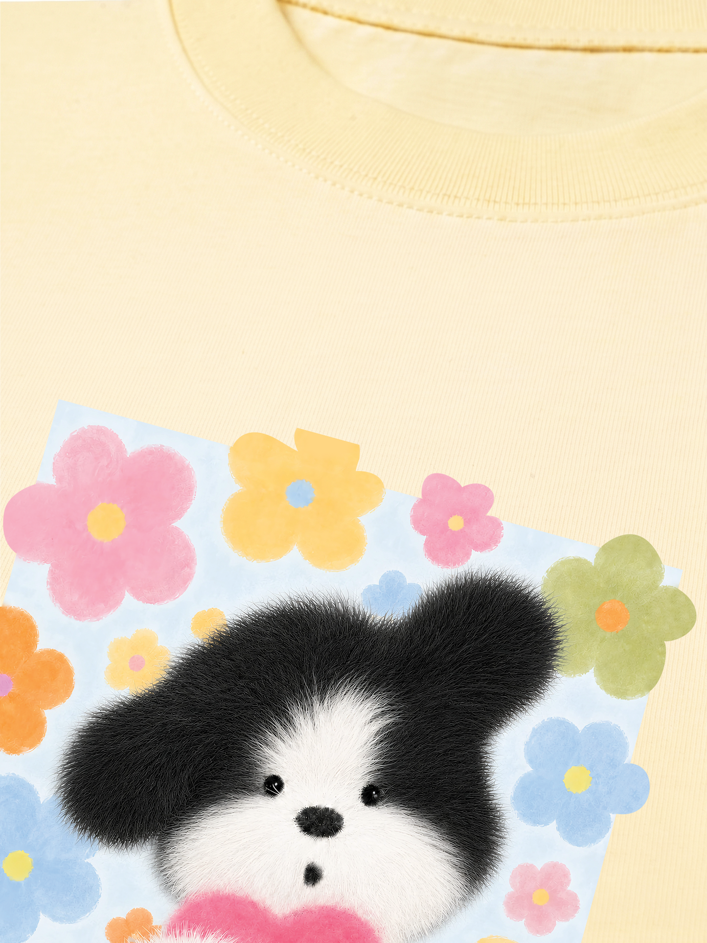 Áo Thun Relaxed Fit Flower Puppy