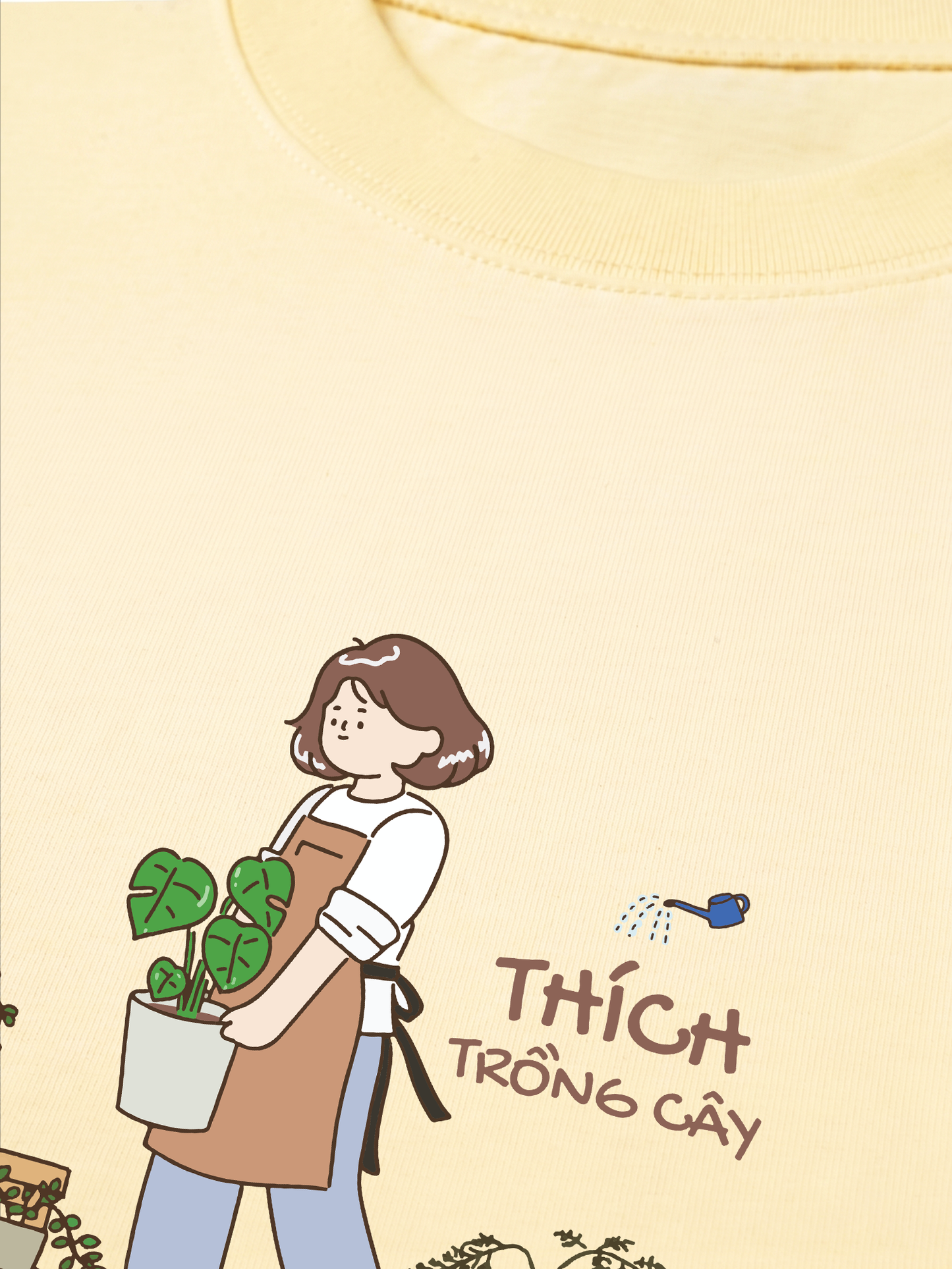 Áo Thun Relaxed Fit Thích Trồng Cây
