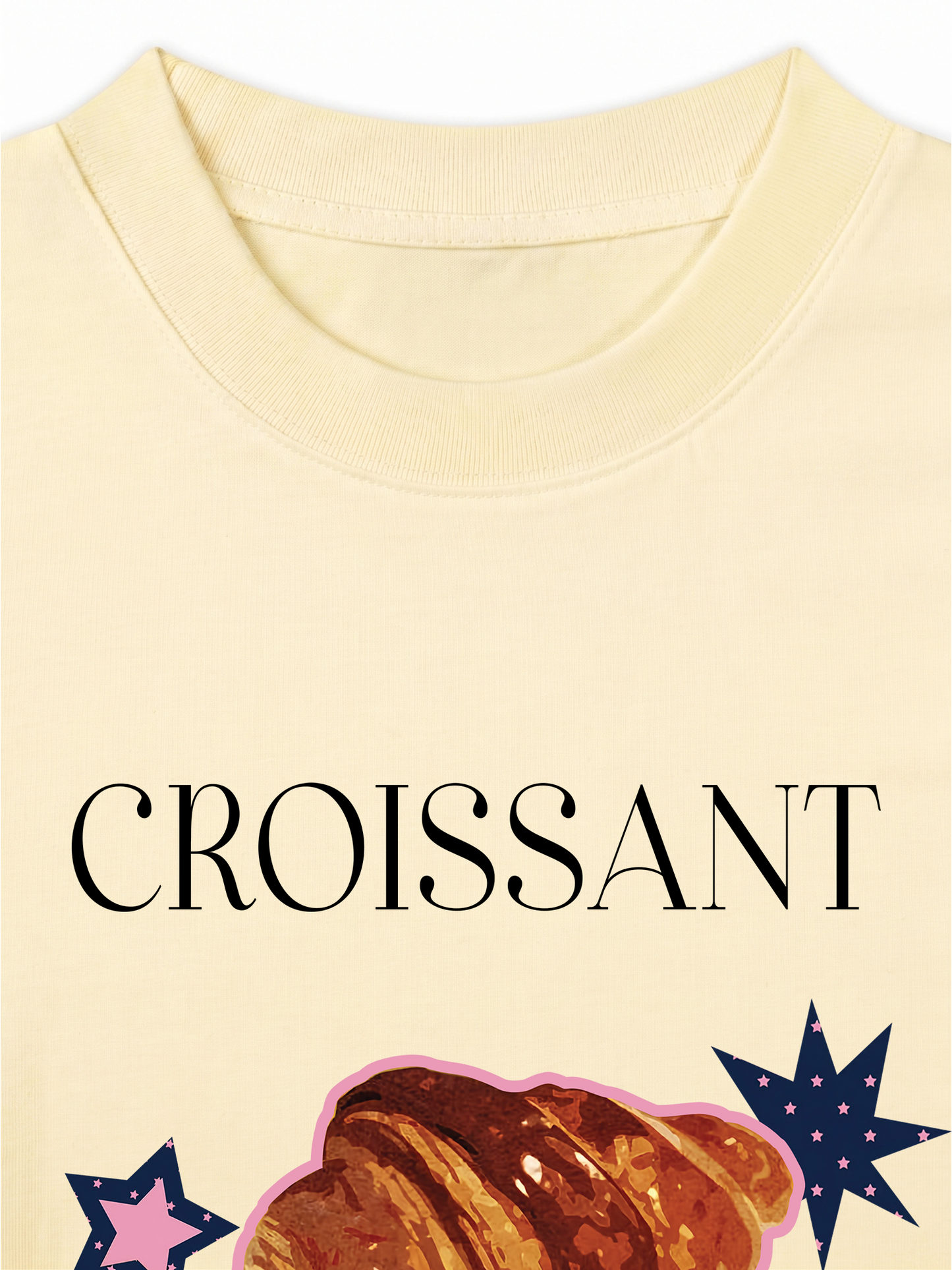 Áo Thun Relaxed Fit Croissant Y2K