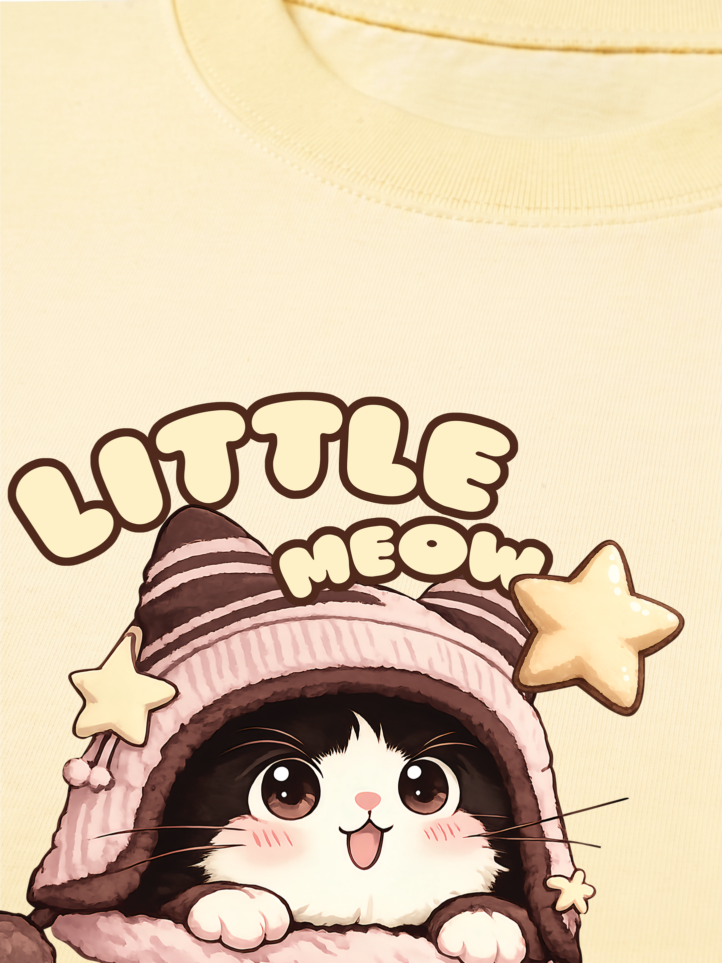 Áo Thun Relaxed Fit Little Meow