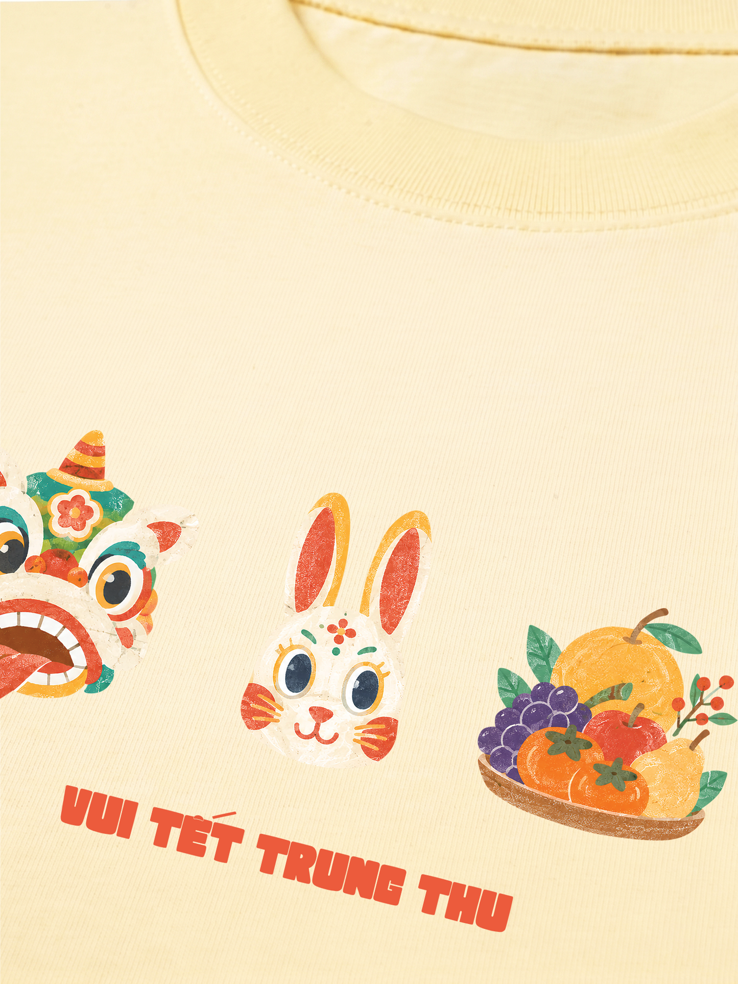 Áo Thun Relaxed Fit Vui Tết Trung Thu