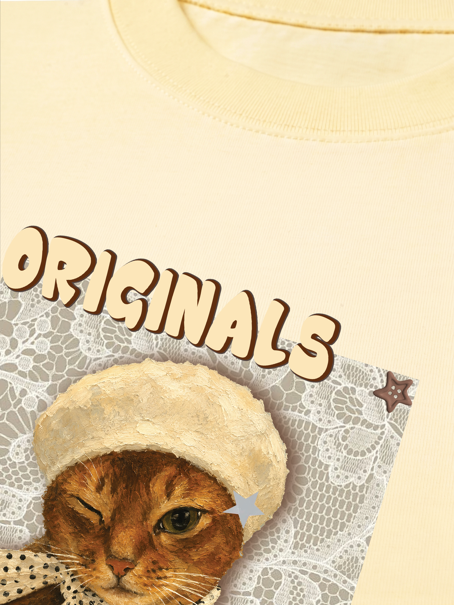 Áo Thun Relaxed Fit Originals Angle Meow