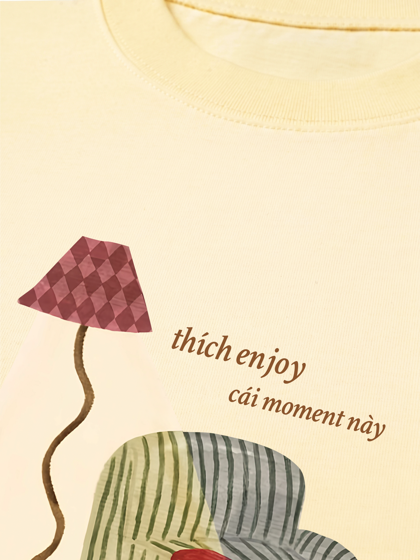 Áo Thun Relaxed Fit Thích Enjoy Cái Moment Này