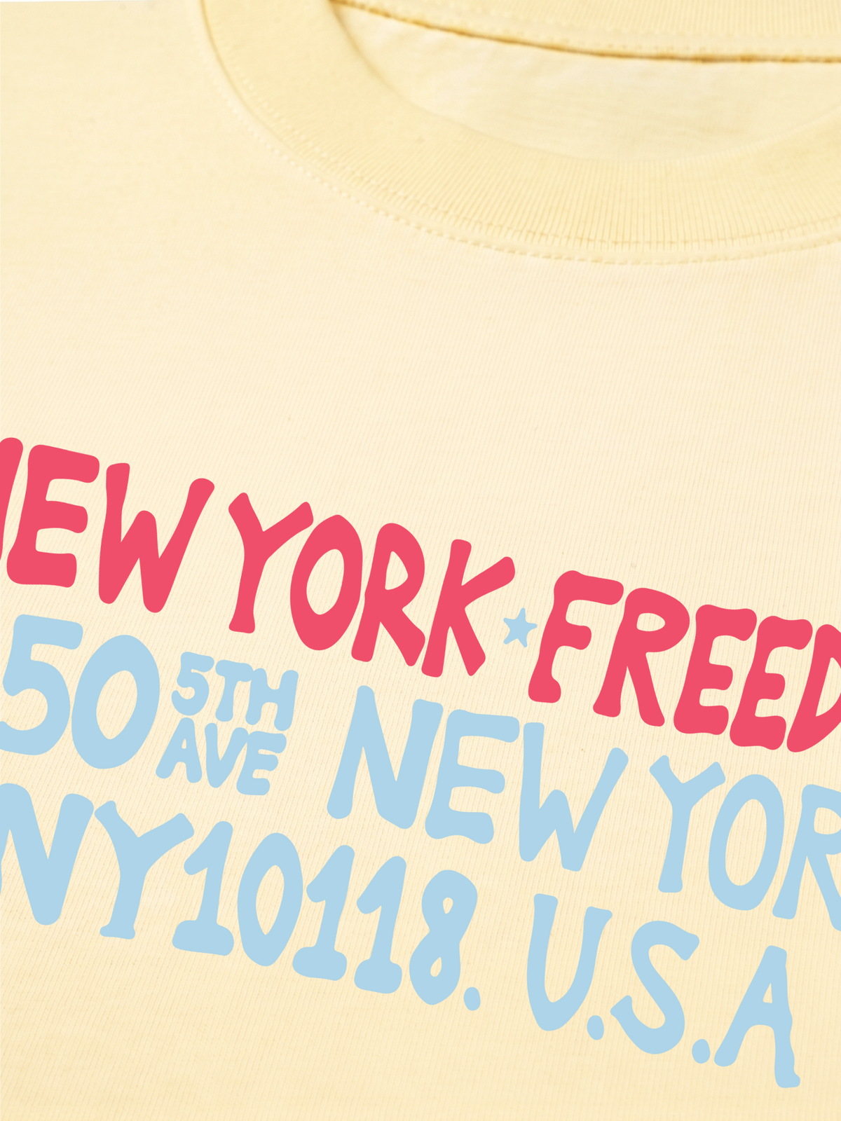 Áo Thun Relaxed Fit New York Freedom