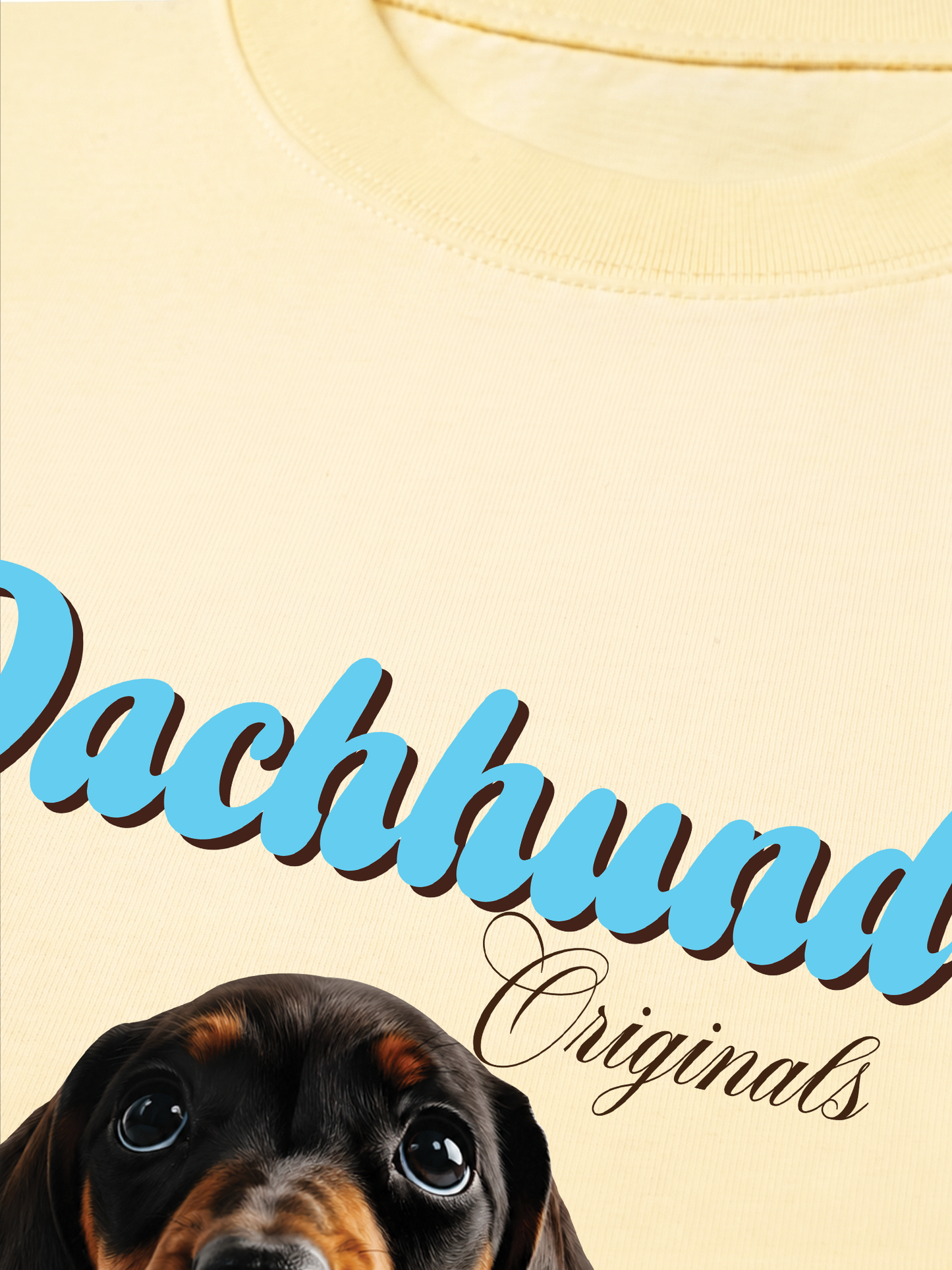 Áo Thun Relaxed Fit Originals Couple Dachhund