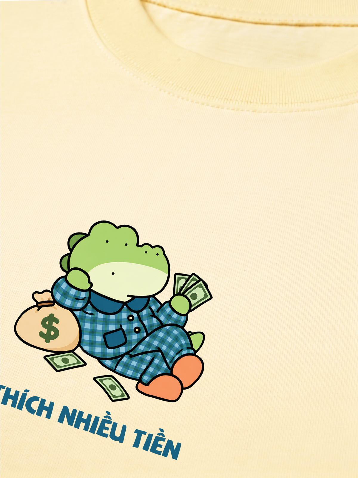 Áo Thun Relaxed Fit Thích Nhiều Tiền 2