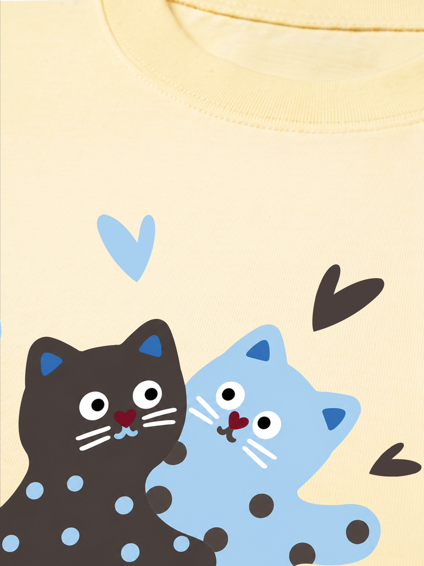 Áo Thun Relaxed Fit Cat Love