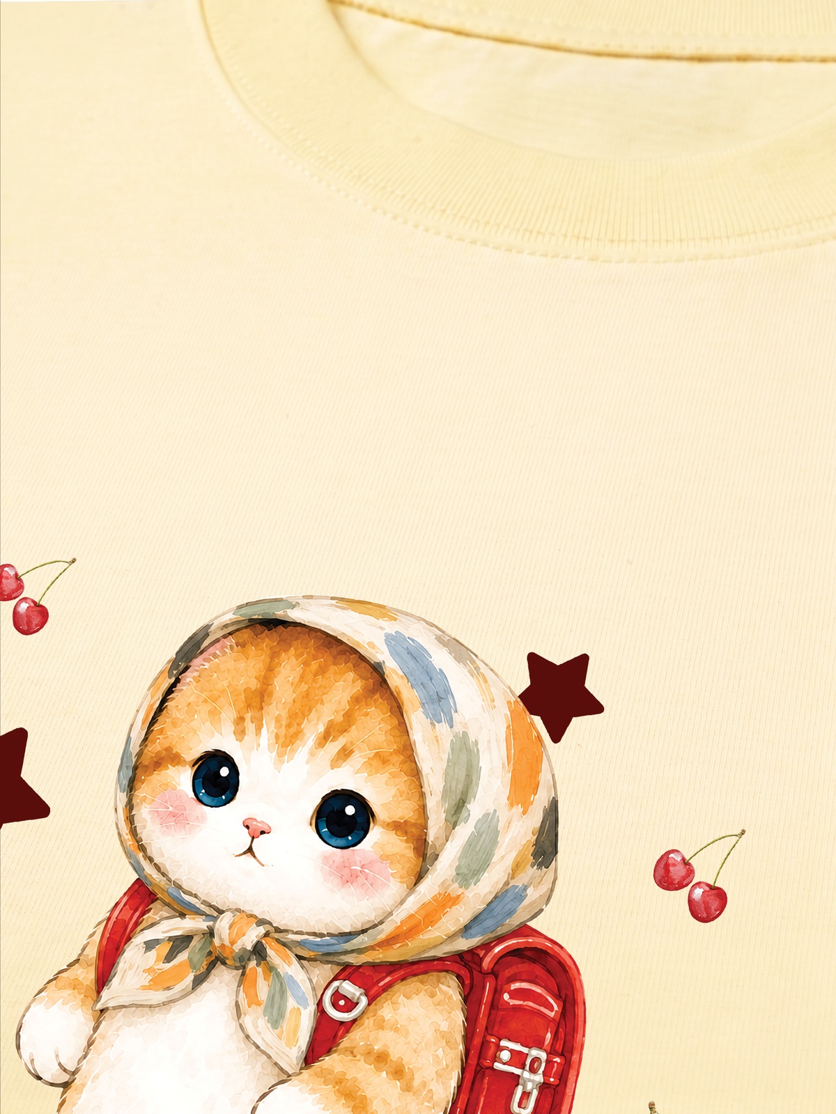 Áo Thun Relaxed Fit Pickleball Girl Meow Vitamin Meow Go School