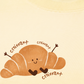Áo Thun Relaxed Fit Happy Croissant