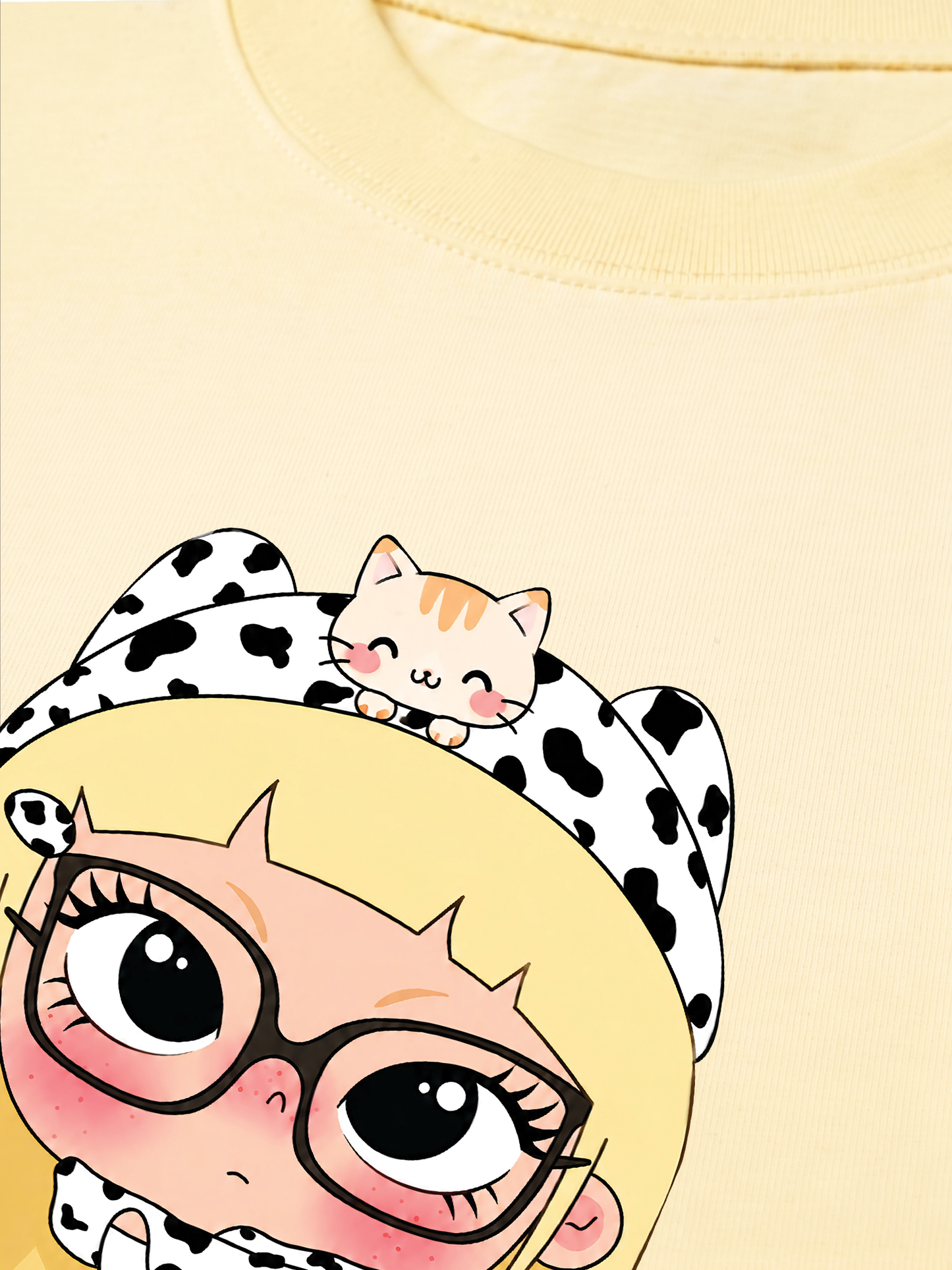 Áo Thun Relaxed Fit Cute Cow