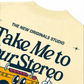 Áo Thun Relaxed Fit Take Me To Your Stereo