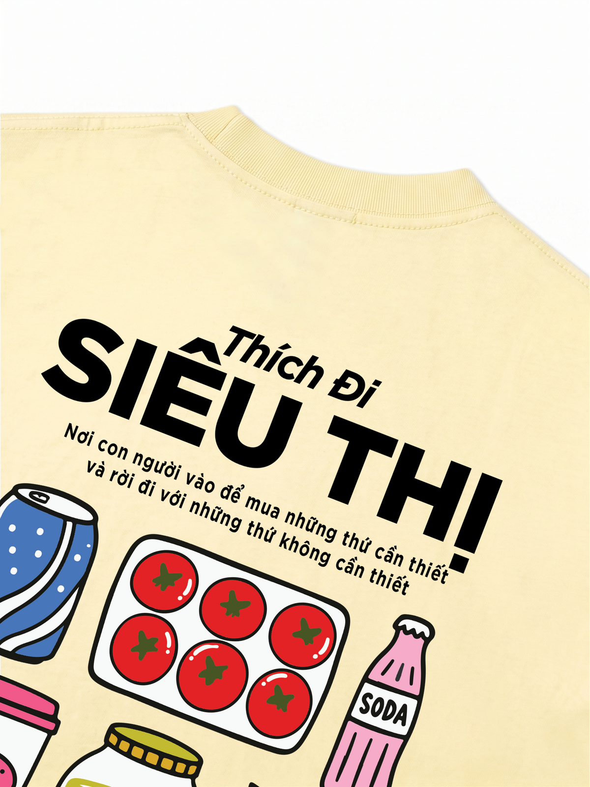 Áo Thun Relaxed Fit Thích Đi Siêu Thị