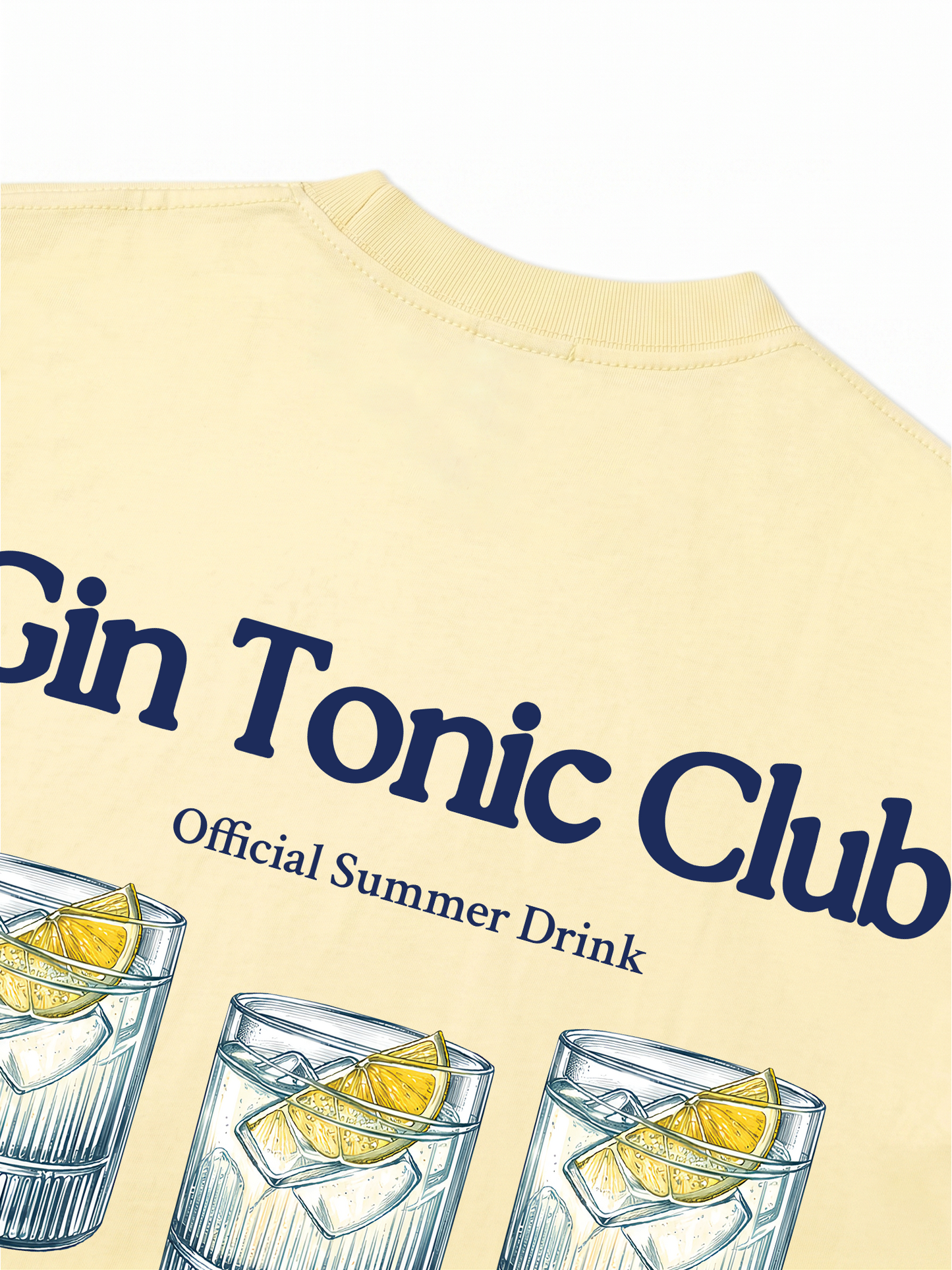 Áo Thun Relaxed Fit Gin Tonic Club