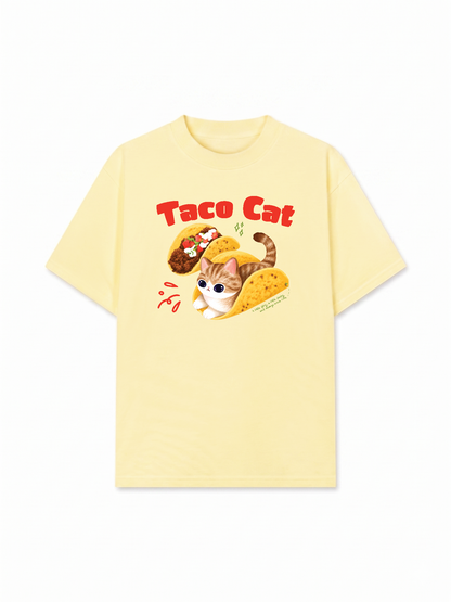 Áo Thun Relaxed Fit Taco Cat