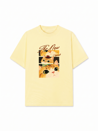 Áo Thun Relaxed Fit Fragments of Curiosity Meow