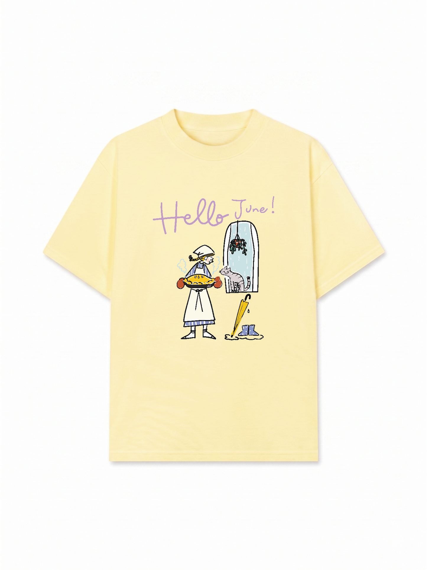 Áo Thun Relaxed Fit Hello June