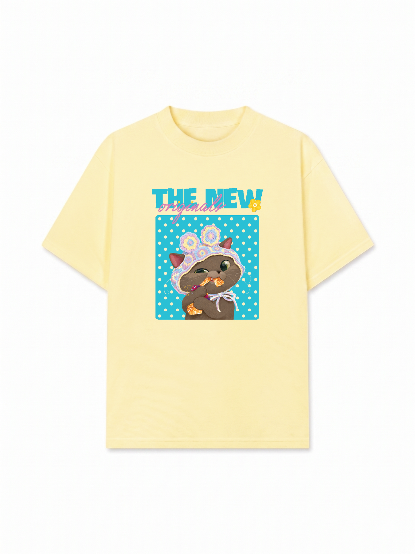 Áo Thun Relaxed Fit Little Mischief Meow