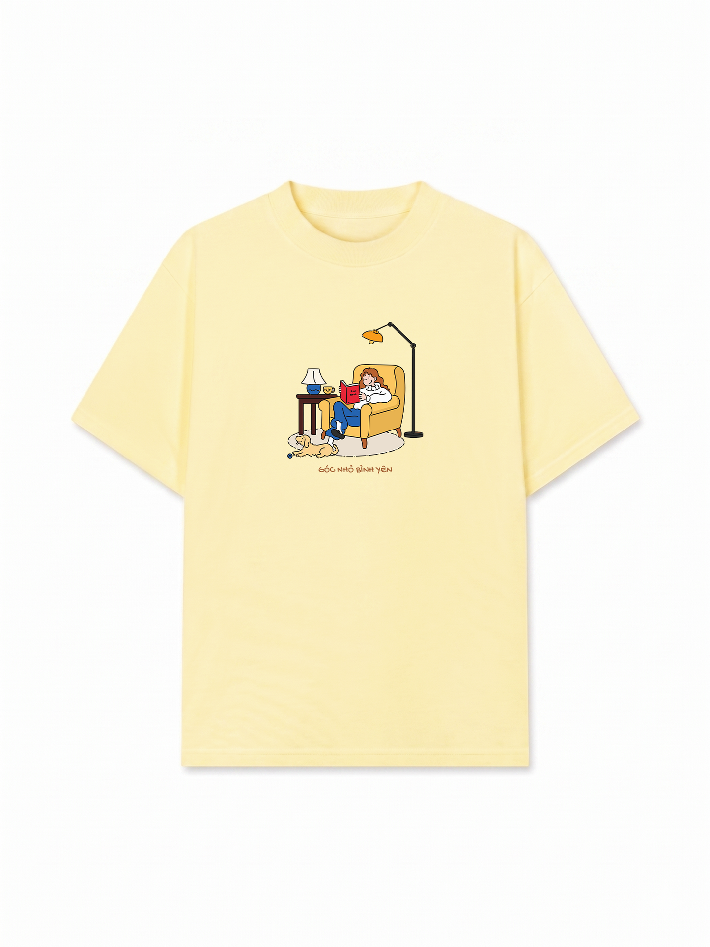 Áo Thun Relaxed Fit Góc Nhỏ Bình Yên