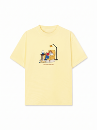Áo Thun Relaxed Fit Góc Nhỏ Bình Yên
