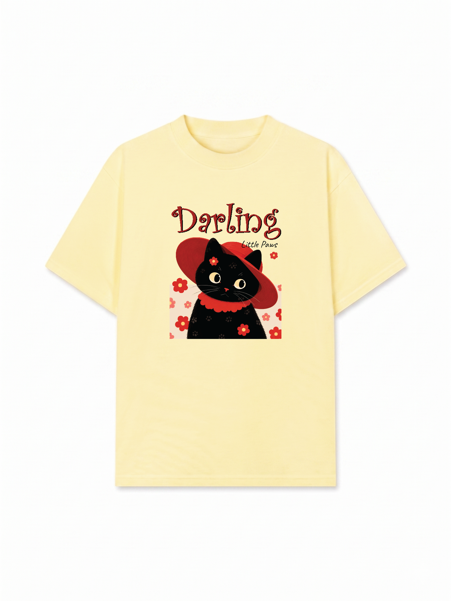 Áo Thun Relaxed Fit Darling Little Paws