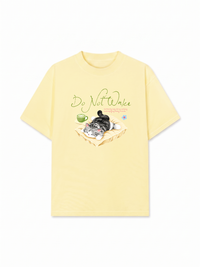 Áo Thun Relaxed Fit Do Not Wake Meow