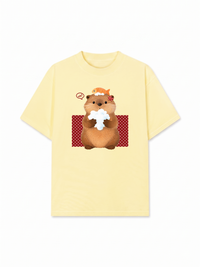Áo Thun Relaxed Fit Animal Mood Bubble Beaver