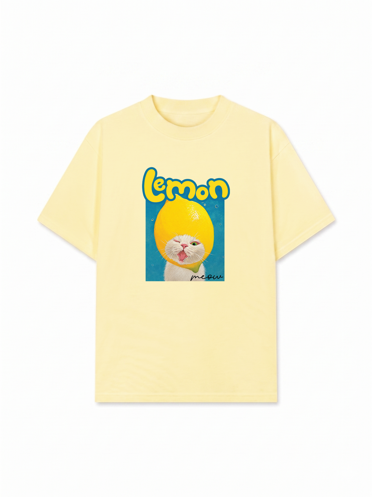 Áo Thun Relaxed Fit Lemon Meow